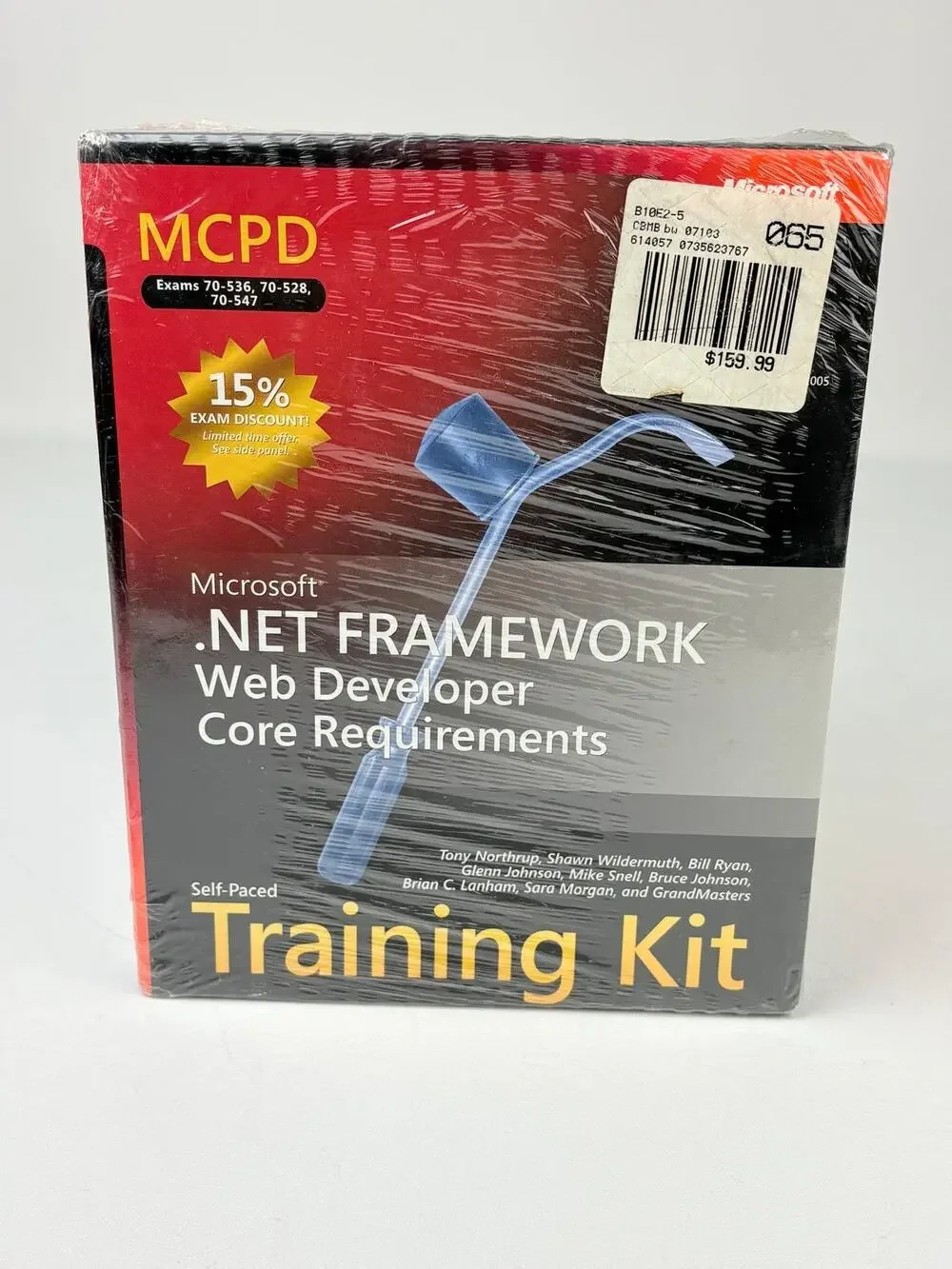 Microsoft MCPD Self-Paced Training Kit Exams 70-536, 70-528, 70-547 New, Sealed